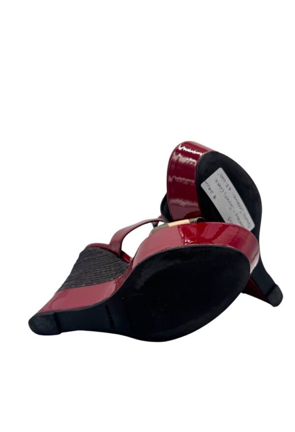 BURBERRY - NOVA CHECK CANVAS WEDGE - Image 5